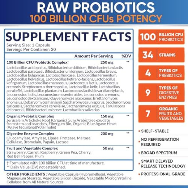 Wholesome Wellness Organic Probiotics 100 Billion Cfu + Digestive Enzymes 1000Mg With Prebiotics Bundle Wholesome Wellness Organic Probiotics 100 Billion Cfu + Digestive Enzymes 1000Mg With Prebiotics Bundle