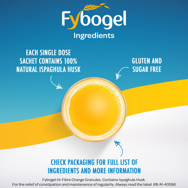 Fybogel Hi Fibre Sachets Orange Flavour 30