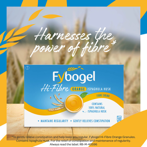 Fybogel Hi Fibre Sachets Orange Flavour 30