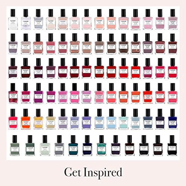 Nailberry L'Oxygéné Oxygenated Nail Lacquer Pink Berry Fuchsia Pink Opaque Nail Polish UV Protected Long-Wear Nail Polish 12- Vegan Halal Cruelty & Gluten 15 ml