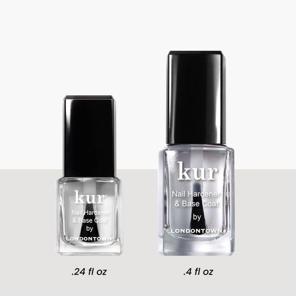 LONDONTOWN kur Nail Hardener and Base Coat, 0.4 Fl Oz (Pack of 1)