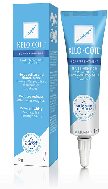 Kelo-Cote Silicone Scar Gel, 15g