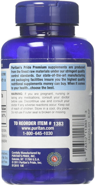 Puritans Pride Vitamin B-12 1000 Mcg Timed Release Caplets, 250 Count