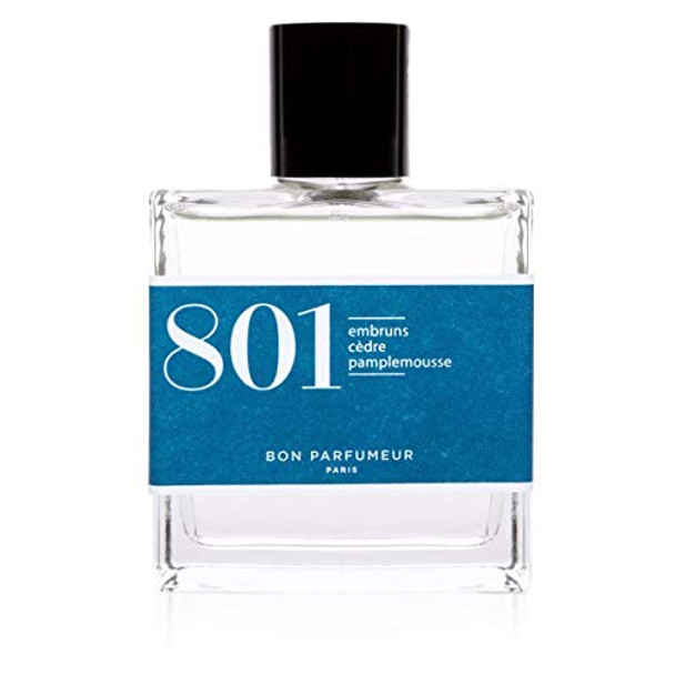 Bon Parfumeur 801 Sea Spray, Cedar and Grapefruit Eau de Parfum 3.4 oz / 100 ml