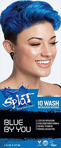 Splat Blue By You 10 Wash No Bleach Temporary Hair Dye