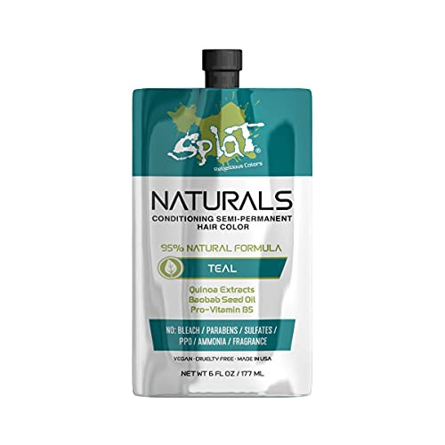 Splat Teal Semi Permanent Hair Color, 6 FZ