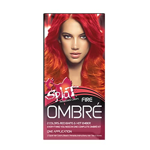 Splat Semi Permanent Fantasy Complete Hair Color Kit in Ombre Fire