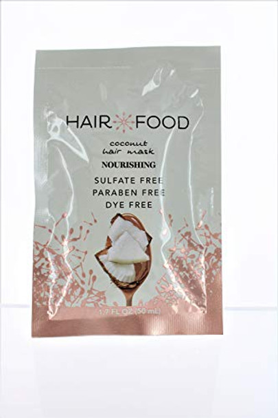 Hair Food Nourishing Coconut Hair Mask 1.7 Ounce (10 Pieces) (50ml)