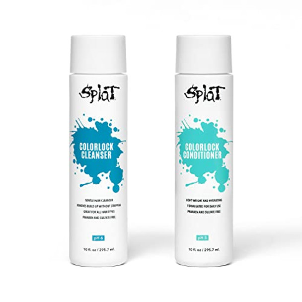 Splat Color Lock Shampoo & Conditioner - of Parabens, Sulfates & Salts Maintain Your Hair Color (ColorLock Bundle)