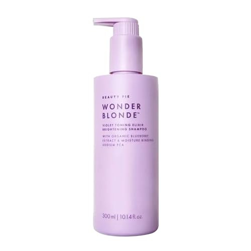 Beauty Pie WonderBlonde Violet Toning Elixir Brightening Shampoo – 10.14 fl oz (300 mL) Purple Shampoo for Blonde & Silver Hair – Anti‑Brass, Hydrating, Shine‑Enhancing Formula