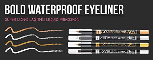 Barry M - Luxurious, Super Long Lasting Bold Waterproof Rose Gold Eyeliner - Over 8 Hours Wear. No Smudges, Feathering, or Running. Vegan