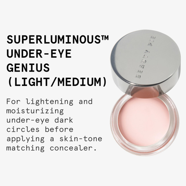Beauty Pie Superluminous Under-Eye Genius Corrector - Light/Medium Tone Lightweight Brightening Concealer for Dark Circles & Discoloration 4ml A Little Goes a Long Way