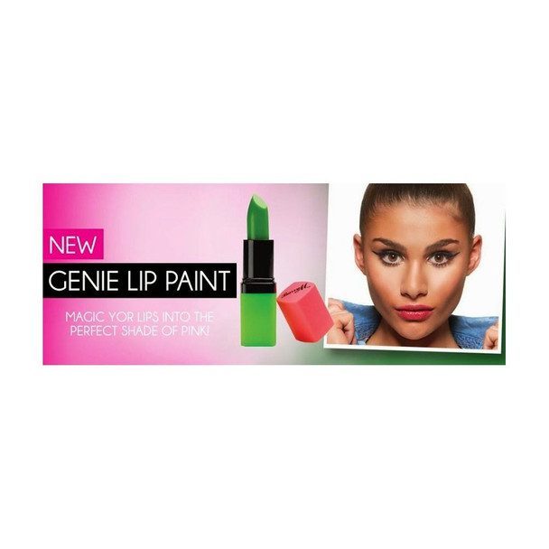 Barry M Lip Paint - Genie - pH Color Changing Lipstick Balm, Hydrating & Moisturizing Lip Color with Natural Pink Tint, Long Lasting Vegan Cruelty Lipstick - Made in UK