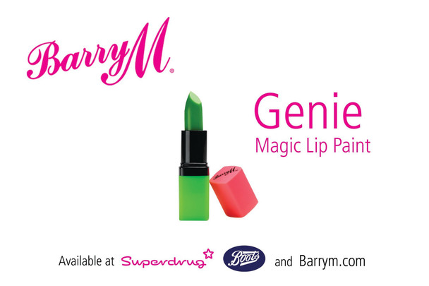 Barry M Lip Paint - Genie - pH Color Changing Lipstick Balm, Hydrating & Moisturizing Lip Color with Natural Pink Tint, Long Lasting Vegan Cruelty Lipstick - Made in UK