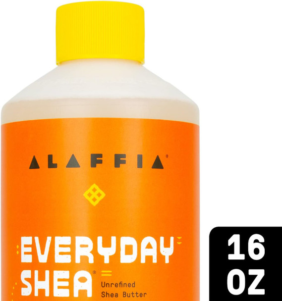 Alaffia Everyday Shea Bubble Bath, Soothing Support for Deep Relaxation and Soft Moisturized Skin, Made with Fair Trade Shea Butter, Cruelty , No Parabens, Vegan, Lavender, 16 Fl Oz
