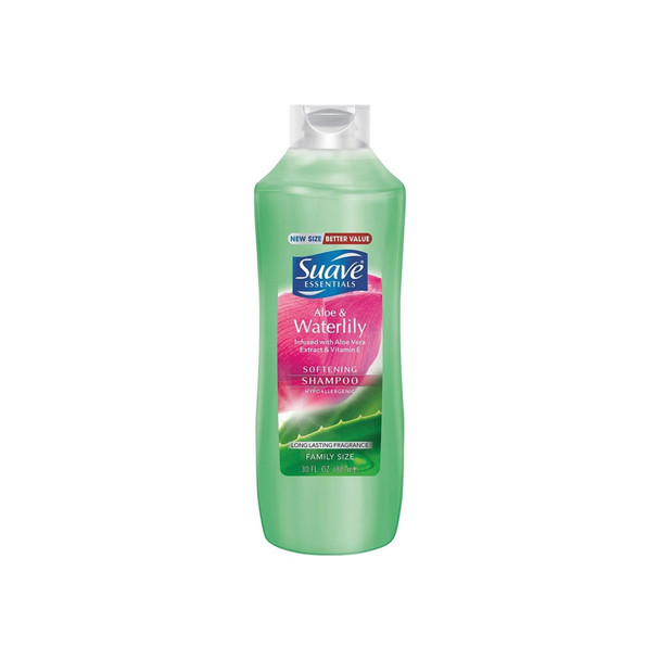 Suave  Essentials Shampoo, Aloe Waterlily 30 oz