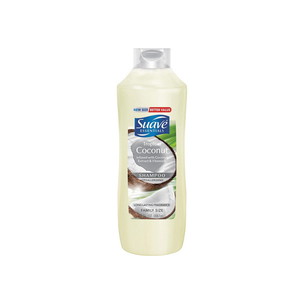Suave Essentials Tropical Coconut Shampoo,  30 oz