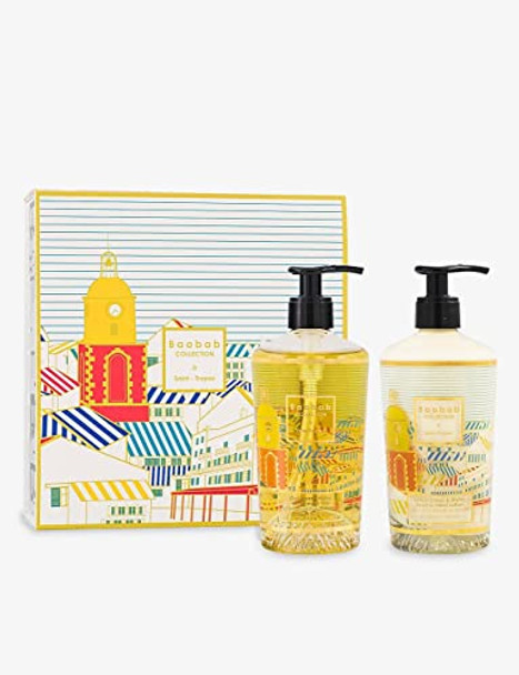 Baobab Collection Saint-Tropez hand lotion and hand gel-cleanser box