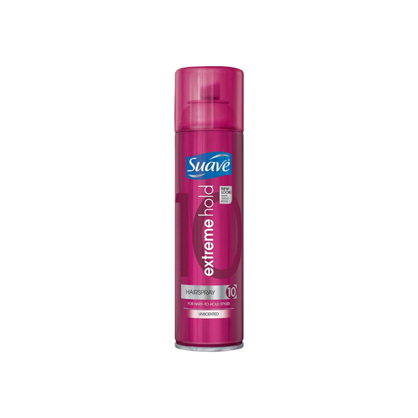 Suave Extreme Hold Hairspray 10, Unscented 11 oz