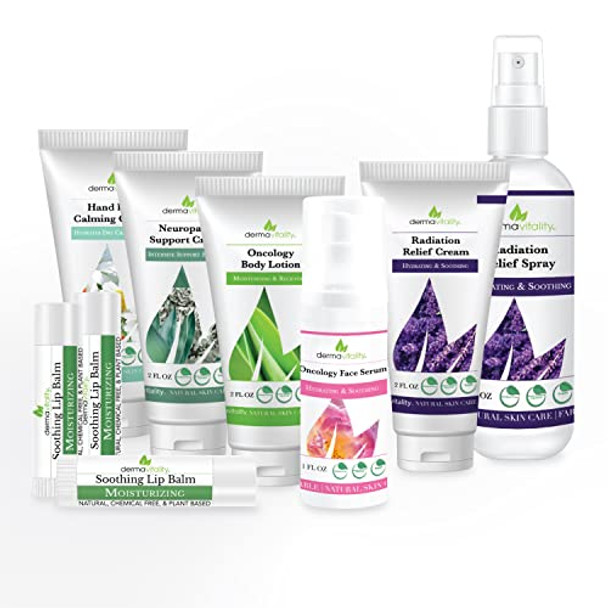 UltimateVitality Dermavitality Cancer Patient set for Radiation and Chemo Patient Soothing Natural and Organic Skin Care