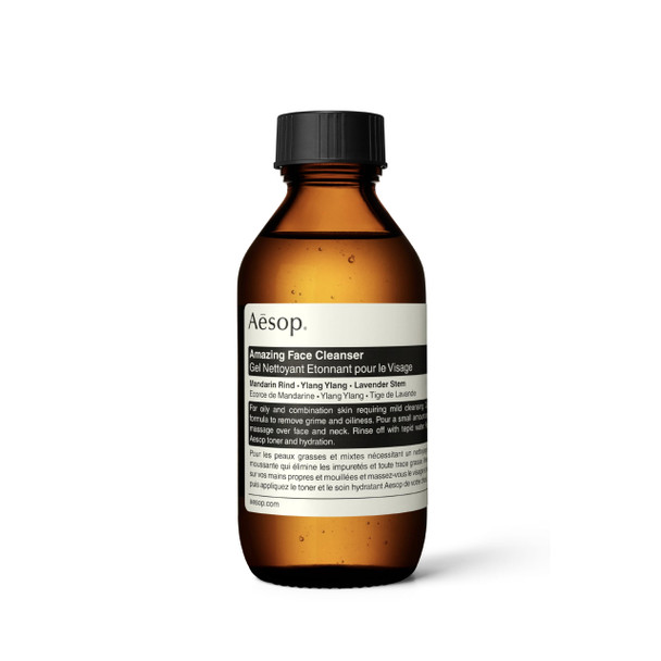 Aesop Amazing Face Cleanser Non Drying, Concentrated Low Foaming Daily Cleanser Cleanse Skin of Oil and Grime Without Disturbing Natural Balance 6.7 oz / 200 mL