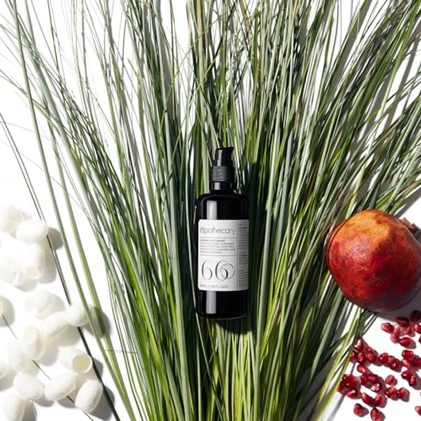 Ilapothecary Soothing Silk Face Wash - Gluten Facial Cleanser with Pomegranate and Silk Amino Acids - Hydrating Rich Texture - 3.38 oz