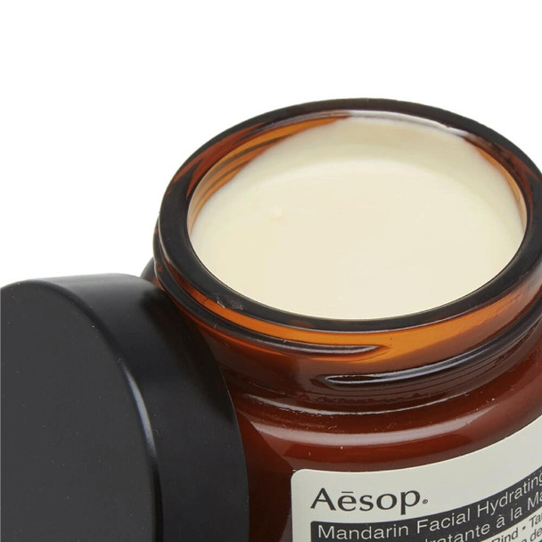 Aesop Mandarin Facial Hydrating Cream Cools, Tones, and Balances Normal And Combination Skin Mandarin Rind, Lemon Rind, Tangerine Rind 2.1 oz / 60 mL