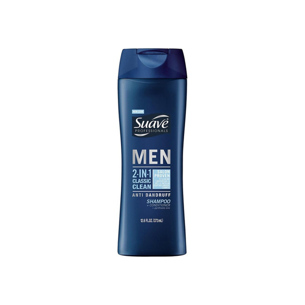 Suave Professionals Men 2-in-1 Classic Clean Anti-Dandruff Shampoo + Conditioner 12.60 oz
