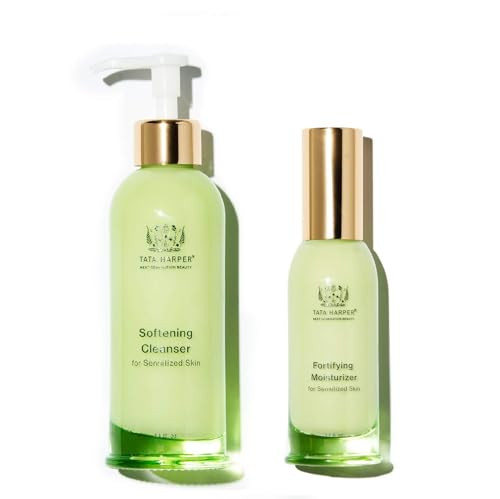 Tata Harper Superkind Nurturing Set, Softening Cleanser 125ml, Fortifying Moisturizer 50ml
