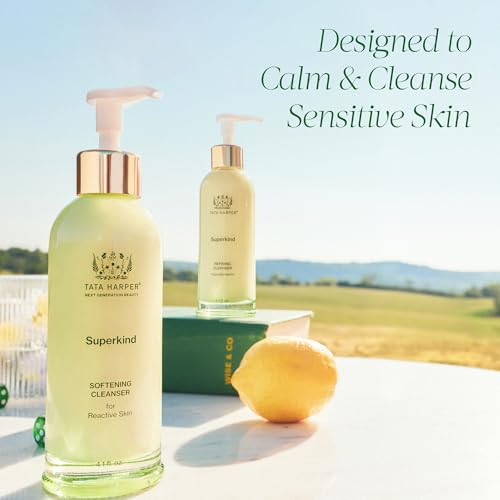 Tata Harper Superkind Nurturing Set, Softening Cleanser 125ml, Fortifying Moisturizer 50ml