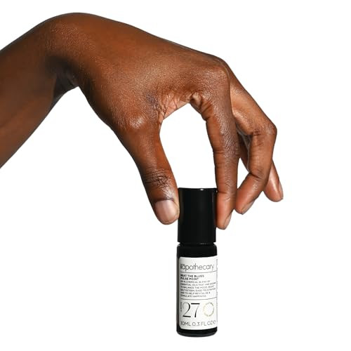 Ilapothecary Beat The Blues Pulse Point - Essential Oils for Skin - Gluten - Clary Sage, Petitgrain, Rose Geranium Essential Oil - 0.3 oz