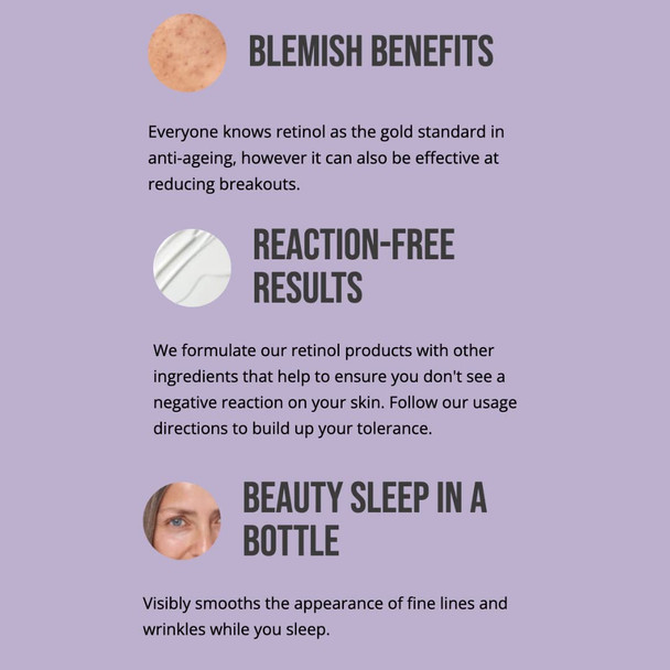 Nip+Fab Retinol Fix 3% Overnight Cream Advanced Youth-Boosting Formula for Reed Skin and Fine Line Reduction Encapsulated Pure Retinol Anti-Ageing, Regeneration Sebum Regulation