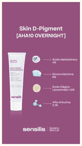 Sensilis Skin D-pigment Aha10 Overnight 30ml