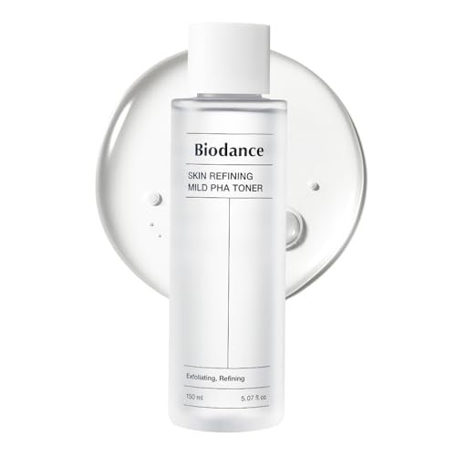 Biodance Skin Refining Mild PHA Toner, Gentle Exfoliating Face Toner for Sensitive Skin with Ceramides & NMF 5.07 fl.oz,150ml