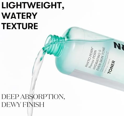 VT COSMETICS PDRN Toner, Hydrating Facial Toner with 50,000ppm Vegan PDRN, Korean Wild Ginseng, Niacinamide & Panthenol, Lightweight, Fragrance-, Skin Soothing, Korean Skincare (8.45 fl. oz.)