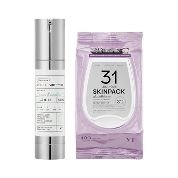VT COSMETICS Bundle CICA Reedle Shot 100 & Luminous Skin Pack (100 sheets)