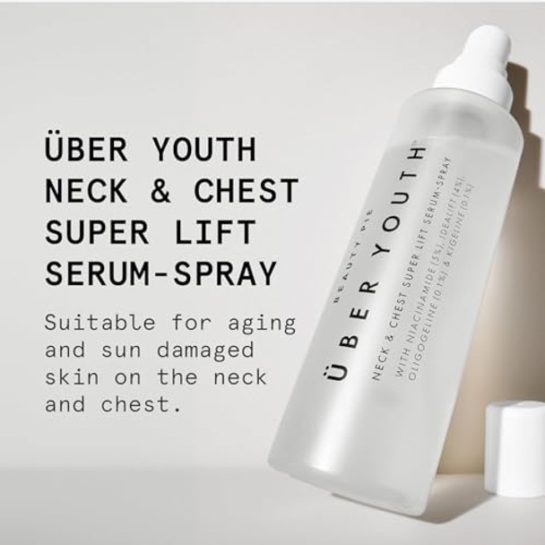 Beauty Pie Über Youth Neck & Chest Super Lift Serum-Spray – Anti-Aging, Firming & Hydrating Treatment for Smooth, Youthful Skin