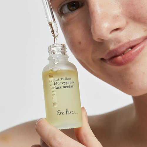 Ere Perez - Australian Blue Cypress Face Nectar + Quandong Green Booster Face Serum BUNDLE Vegan, Cruelty- Clean Beauty