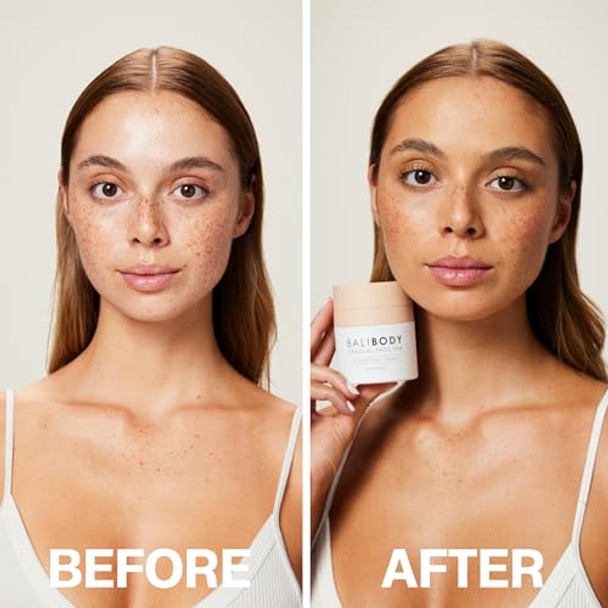 Bali Body Gradual Face Tan Daily Facial Moisturizer for Natural Looking Gradual Bronze Glow Anti-Aging, Hydrating Cream for All Skin Types Vegan, Cruelty , Australian Made (50 ml/1.69 fl oz)