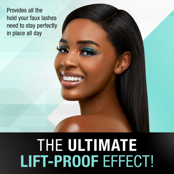 Ardell Strong Hold Lash Glue, Black - Professional Waterproof Lash Adhesive for Strip Lashes with Precision Brush, Fast-Drying 24-Hour Lift-Proof Formula, 1-Pack Ardell Strong Hold Lash Glue, Black - Professional Waterproof Lash Adhesive for Strip Lashes with Precision Brush, Fast-Drying 24-Hour Lift-Proof Formula, 1-Pack