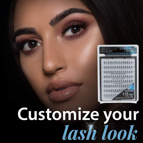 Ardell False Eyelashes Individual Lashes Multipack - DIY Lash Clusters, Customizable Cluster Eyelash Extensions, Knot- Lash Extension, 2 Pack