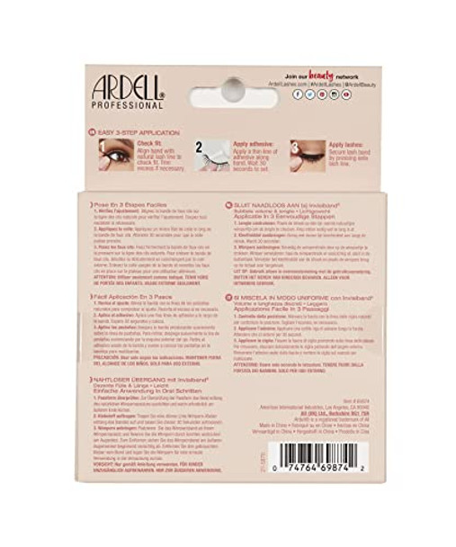 Ardell Strip Lashes Lashes #424, 4 Pairs x 1-Pack (Pack of 2)