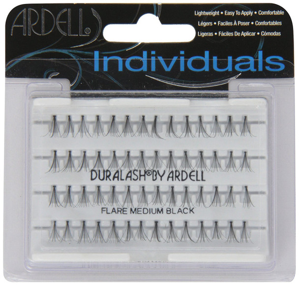 Ardell Duralash Flares, Medium Black, 56 Lashes (Pack of 2)