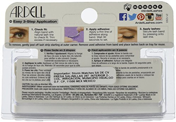 Ardell 101 demi Black Fashion Lashes, 1 Count