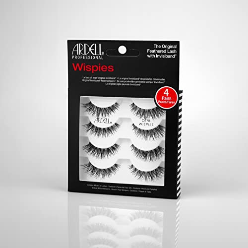 Ardell THE Best 4 Pairs Ardell Demi Wispies Natural Multipack False Eyelashes Fake Eye Lashes