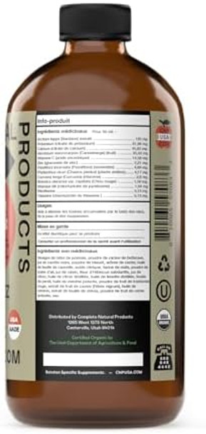 Complete Natural Products Kidney Complete - 16Oz Glass Bottle, Kidney Cleanse