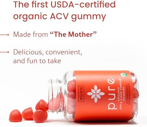 Apple Cider Vinegar Gummies & Multi Collagen Powder – Organic Acv With Ginger + Hydrolyzed Collagen Peptides For Wellness – Unflavored, 11 Oz & 60 Ct