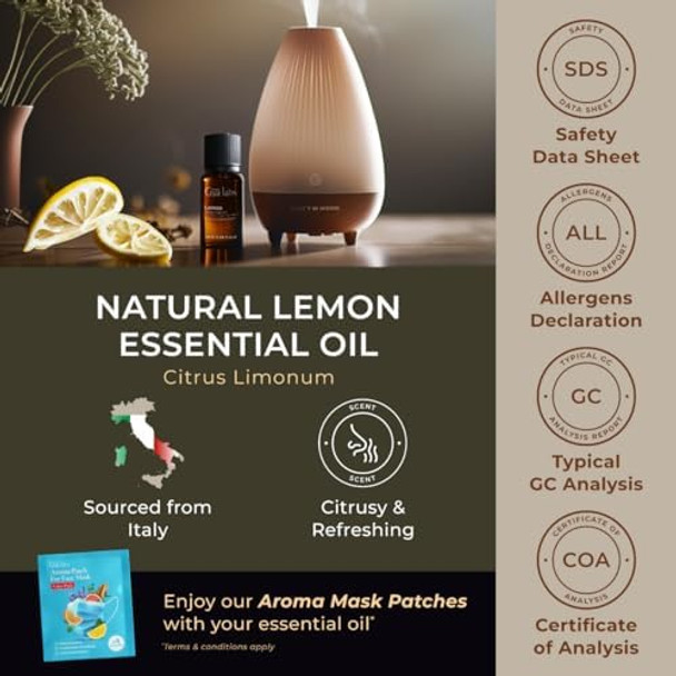 Gya Labs Tangerine Essential Oil For Diffuser & Lemon Essential Oil For Diffuser Set - 100% Natural Aromatherapy Grade Essential Oils Set - 2X0.34 Fl Oz - Gya Labs