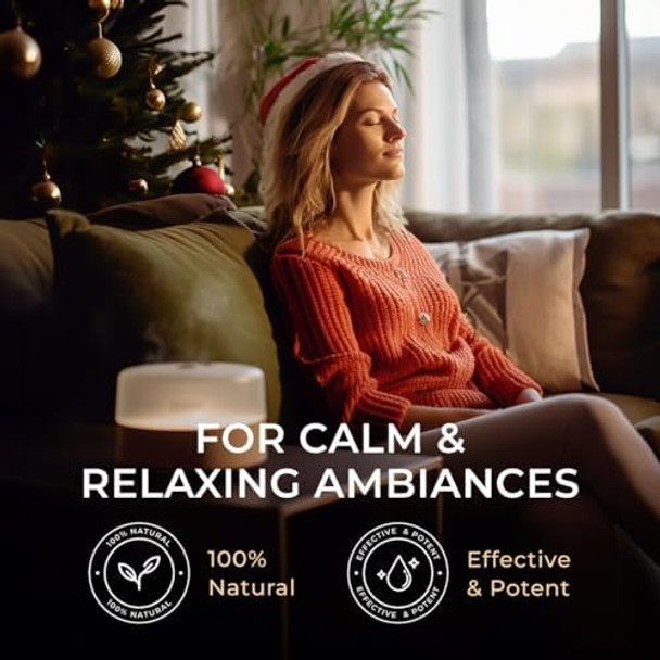 Gya Labs Spruce Essential Oil For Diffuser & Pine Essential Oils For Diffuser Set - 100% Natural Aromatherapy Grade Essential Oils Set - 2X0.34 Fl Oz - Gya Labs