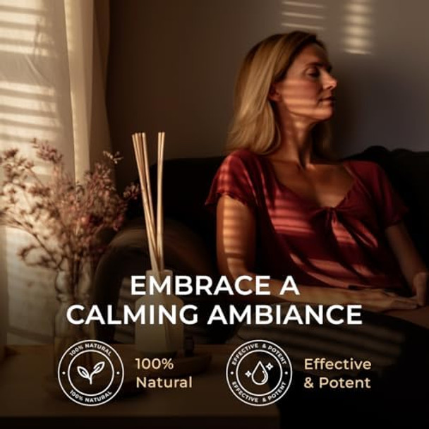 Gya Labs Palo Santo Essential Oil For Diffuser (0.34 Fl Oz) & Jojoba Oil For Hair (3.4 Fl Oz) Set - 100% Natural Aromatherapy Grade Essential Oils Set - Gya Labs